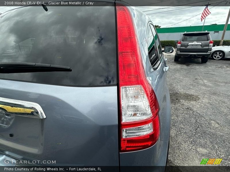 Glacier Blue Metallic / Gray 2008 Honda CR-V EX-L