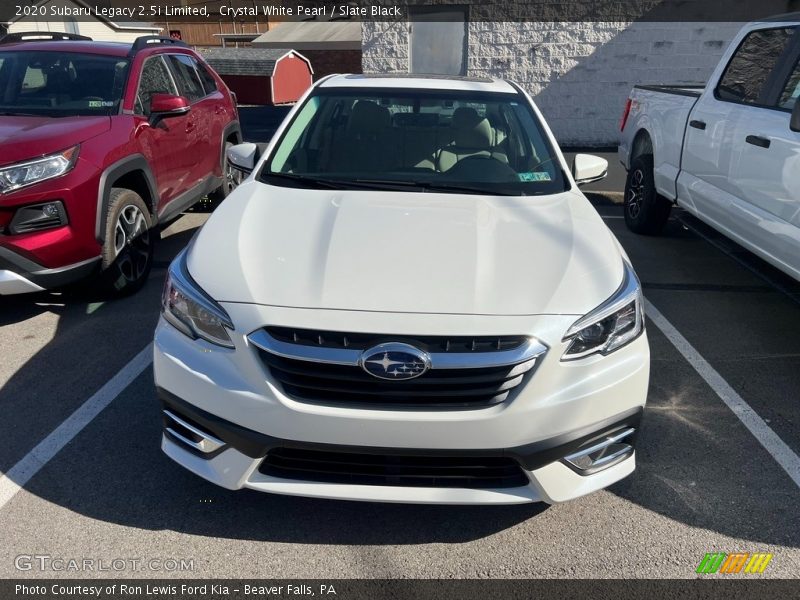 Crystal White Pearl / Slate Black 2020 Subaru Legacy 2.5i Limited