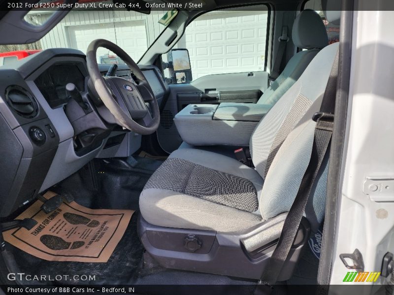 Oxford White / Steel 2012 Ford F250 Super Duty XL Crew Cab 4x4