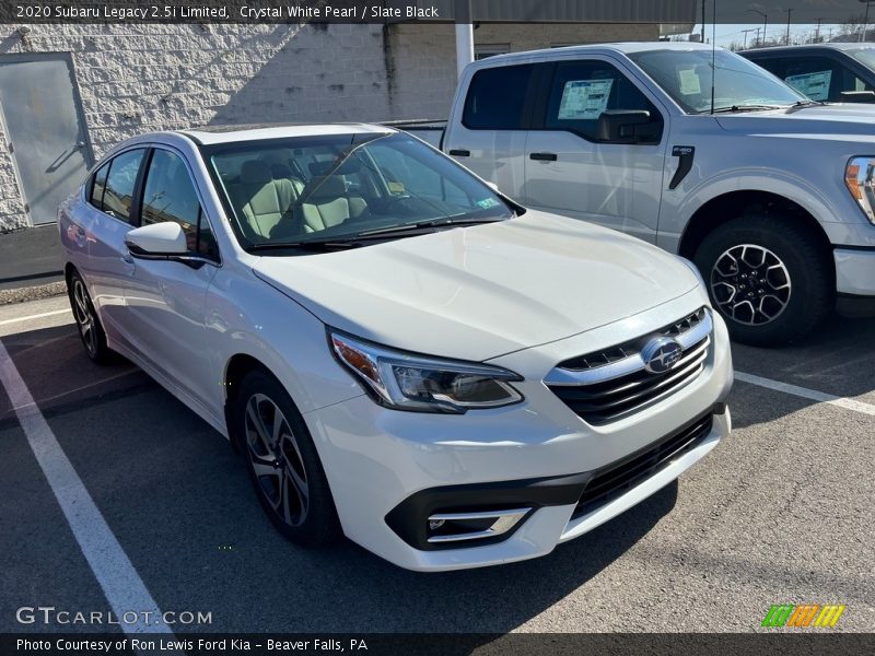 Crystal White Pearl / Slate Black 2020 Subaru Legacy 2.5i Limited