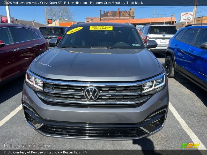 Platinum Gray Metallic / Titan Black 2020 Volkswagen Atlas Cross Sport SEL R-Line 4Motion