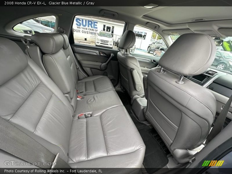 Glacier Blue Metallic / Gray 2008 Honda CR-V EX-L