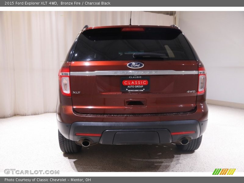 Bronze Fire / Charcoal Black 2015 Ford Explorer XLT 4WD