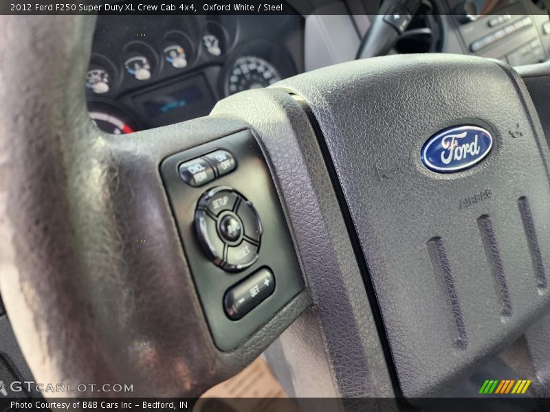 Oxford White / Steel 2012 Ford F250 Super Duty XL Crew Cab 4x4