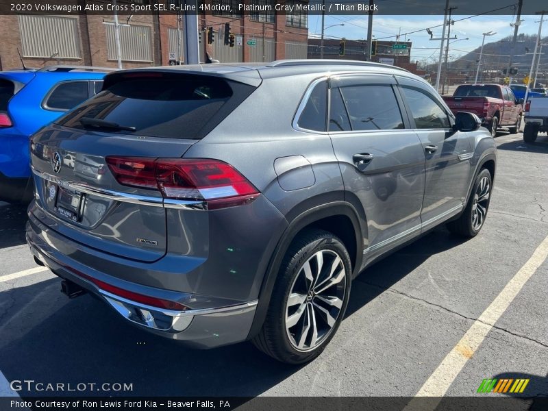 Platinum Gray Metallic / Titan Black 2020 Volkswagen Atlas Cross Sport SEL R-Line 4Motion