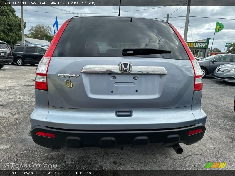 Glacier Blue Metallic / Gray 2008 Honda CR-V EX-L