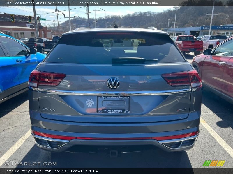 Platinum Gray Metallic / Titan Black 2020 Volkswagen Atlas Cross Sport SEL R-Line 4Motion