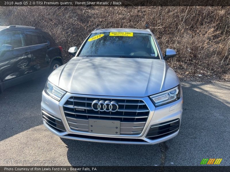 Florett Silver Metallic / Black 2018 Audi Q5 2.0 TFSI Premium quattro