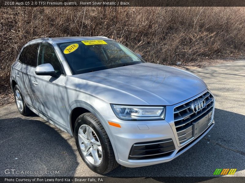 Florett Silver Metallic / Black 2018 Audi Q5 2.0 TFSI Premium quattro