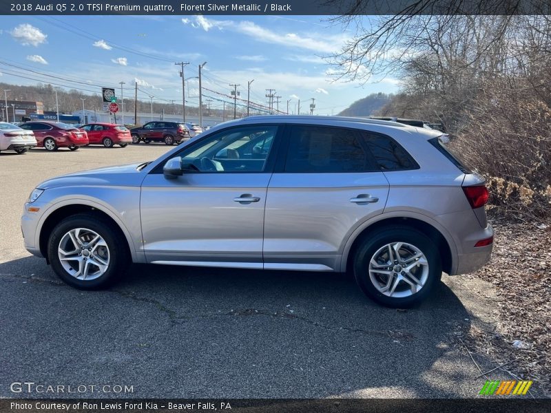 Florett Silver Metallic / Black 2018 Audi Q5 2.0 TFSI Premium quattro