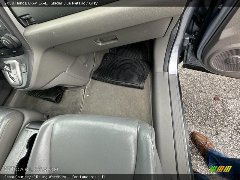 Glacier Blue Metallic / Gray 2008 Honda CR-V EX-L