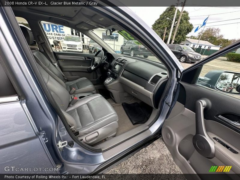 Glacier Blue Metallic / Gray 2008 Honda CR-V EX-L