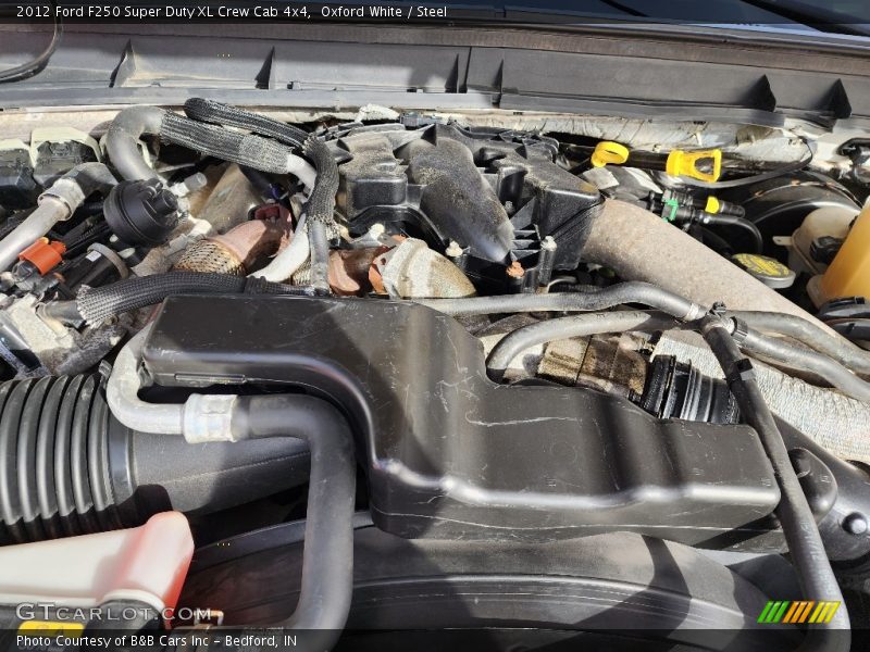 Oxford White / Steel 2012 Ford F250 Super Duty XL Crew Cab 4x4