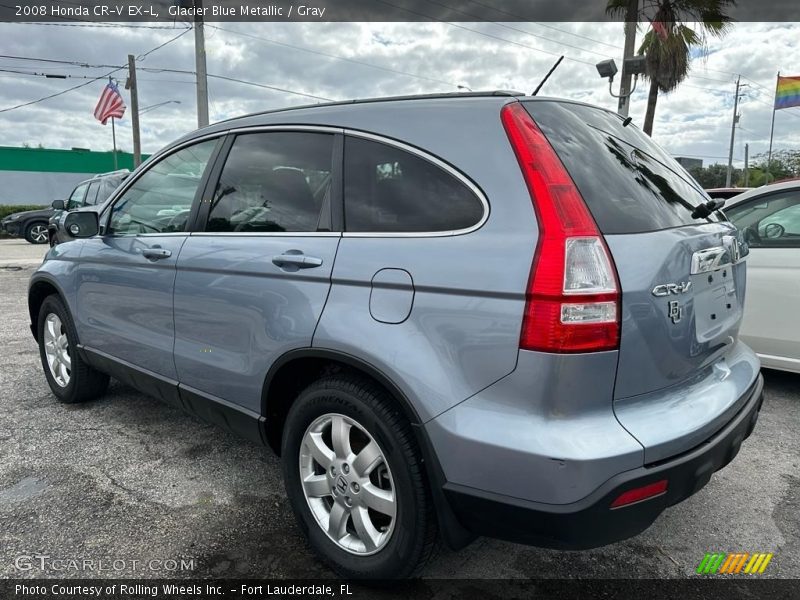 Glacier Blue Metallic / Gray 2008 Honda CR-V EX-L