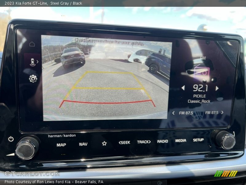 Steel Gray / Black 2023 Kia Forte GT-Line