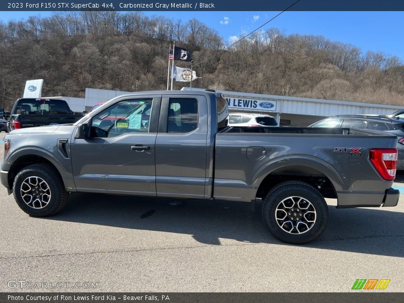  2023 F150 STX SuperCab 4x4 Carbonized Gray Metallic