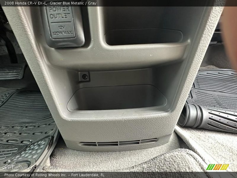 Glacier Blue Metallic / Gray 2008 Honda CR-V EX-L