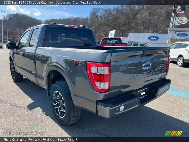 Carbonized Gray Metallic / Black 2023 Ford F150 STX SuperCab 4x4