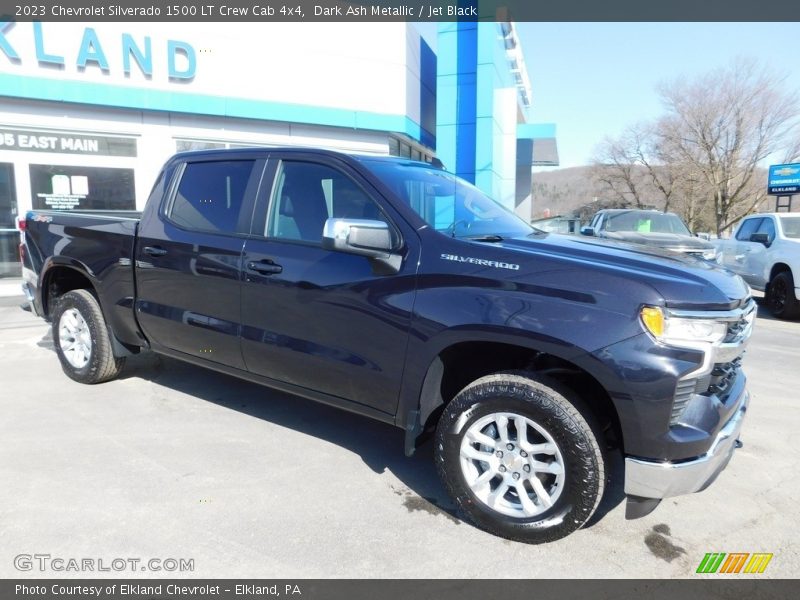Dark Ash Metallic / Jet Black 2023 Chevrolet Silverado 1500 LT Crew Cab 4x4