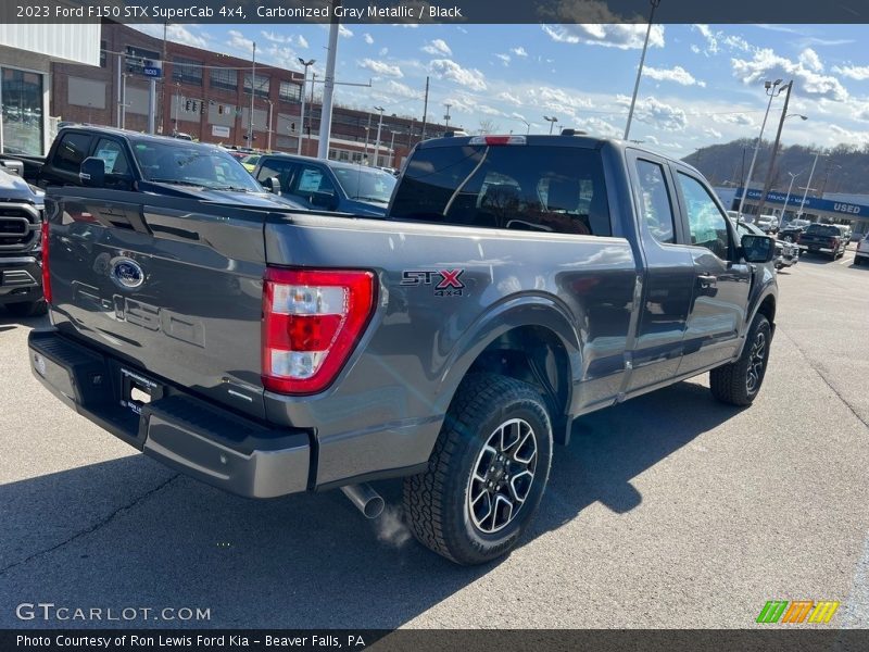 Carbonized Gray Metallic / Black 2023 Ford F150 STX SuperCab 4x4