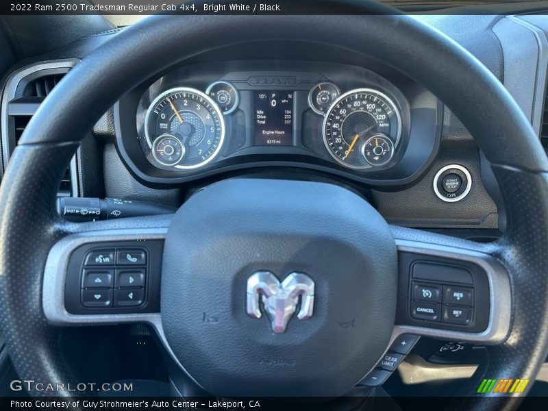  2022 2500 Tradesman Regular Cab 4x4 Steering Wheel