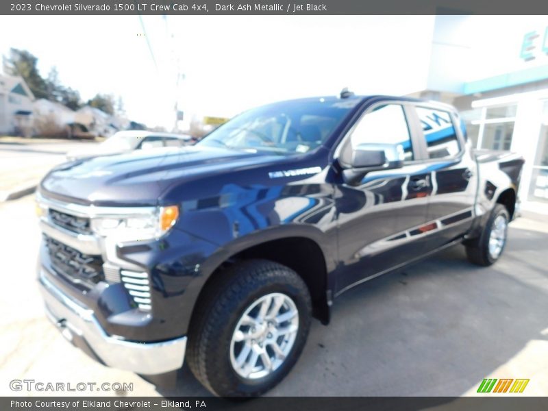 Dark Ash Metallic / Jet Black 2023 Chevrolet Silverado 1500 LT Crew Cab 4x4