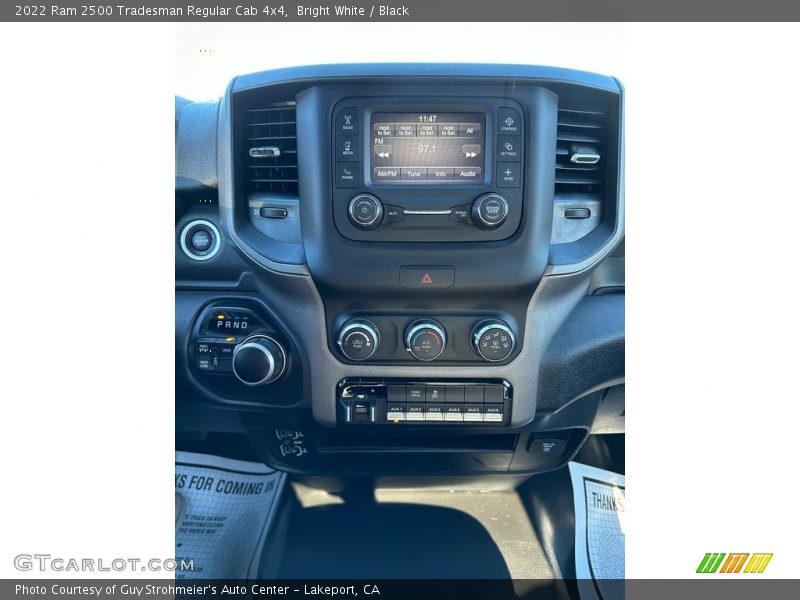 Controls of 2022 2500 Tradesman Regular Cab 4x4
