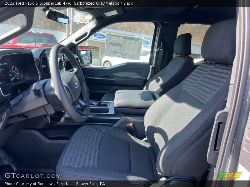 Carbonized Gray Metallic / Black 2023 Ford F150 STX SuperCab 4x4