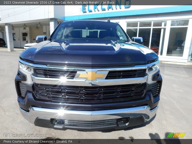 Dark Ash Metallic / Jet Black 2023 Chevrolet Silverado 1500 LT Crew Cab 4x4