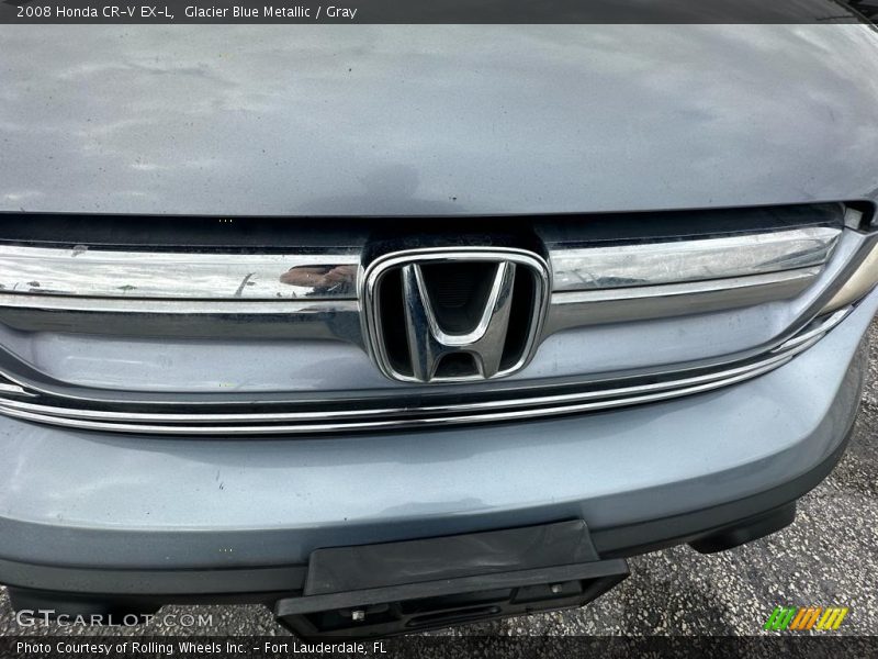 Glacier Blue Metallic / Gray 2008 Honda CR-V EX-L