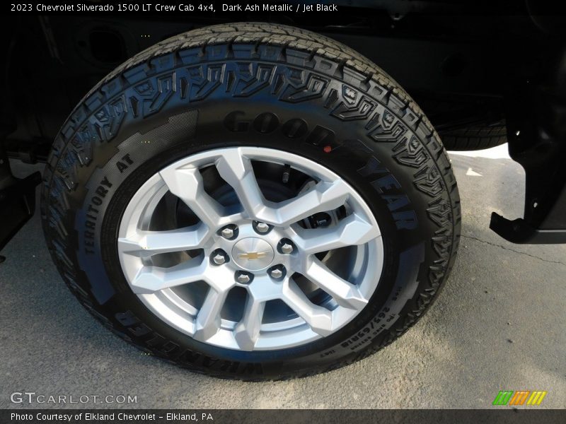 Dark Ash Metallic / Jet Black 2023 Chevrolet Silverado 1500 LT Crew Cab 4x4