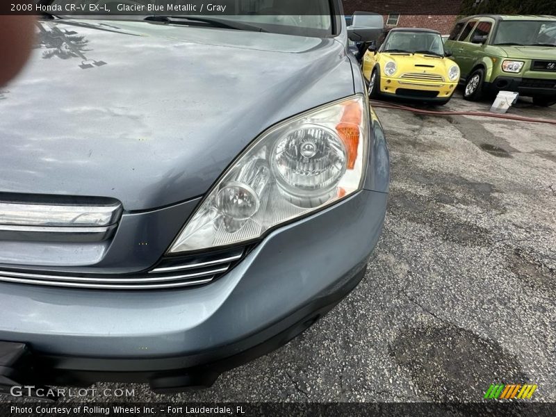 Glacier Blue Metallic / Gray 2008 Honda CR-V EX-L