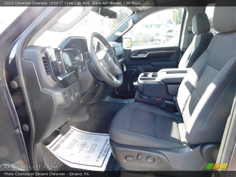 Dark Ash Metallic / Jet Black 2023 Chevrolet Silverado 1500 LT Crew Cab 4x4