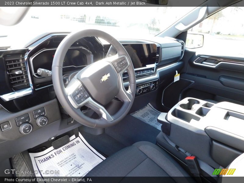 Dark Ash Metallic / Jet Black 2023 Chevrolet Silverado 1500 LT Crew Cab 4x4