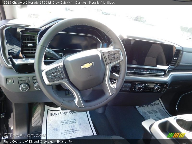 Dark Ash Metallic / Jet Black 2023 Chevrolet Silverado 1500 LT Crew Cab 4x4