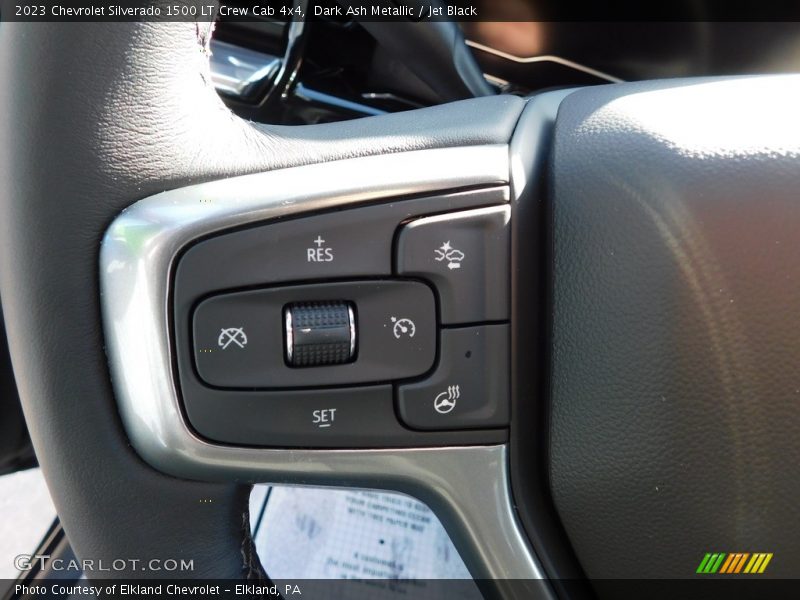 Dark Ash Metallic / Jet Black 2023 Chevrolet Silverado 1500 LT Crew Cab 4x4