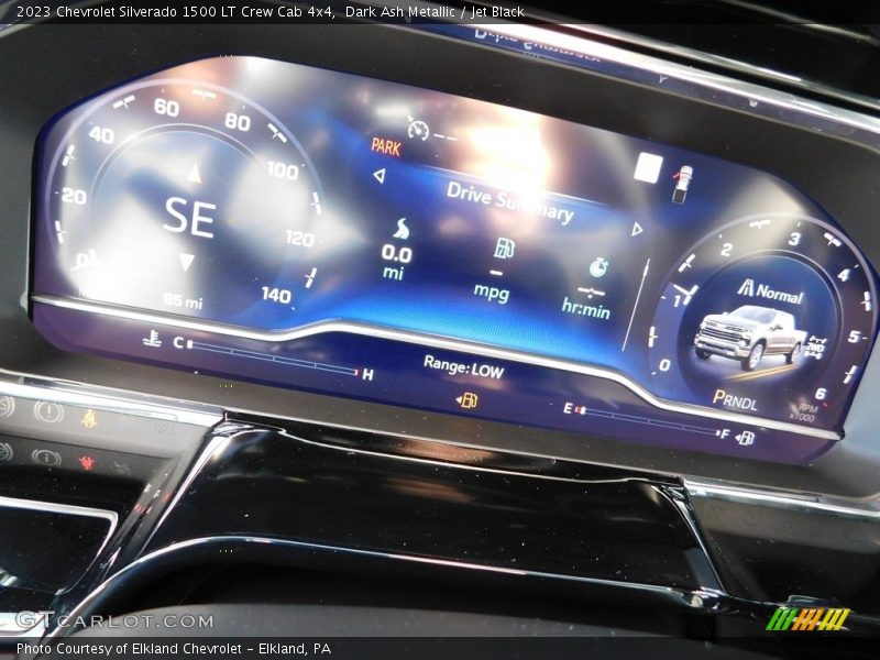 Dark Ash Metallic / Jet Black 2023 Chevrolet Silverado 1500 LT Crew Cab 4x4