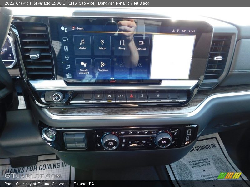 Dark Ash Metallic / Jet Black 2023 Chevrolet Silverado 1500 LT Crew Cab 4x4