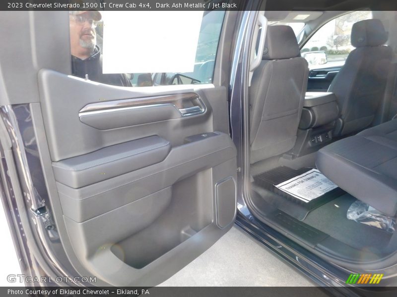Dark Ash Metallic / Jet Black 2023 Chevrolet Silverado 1500 LT Crew Cab 4x4