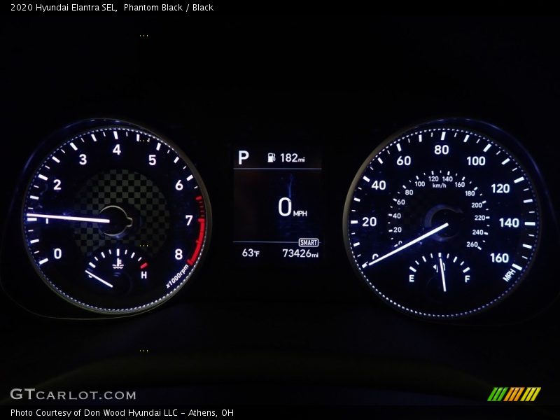 Phantom Black / Black 2020 Hyundai Elantra SEL