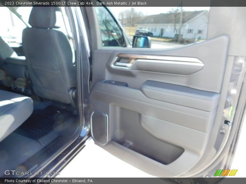Dark Ash Metallic / Jet Black 2023 Chevrolet Silverado 1500 LT Crew Cab 4x4