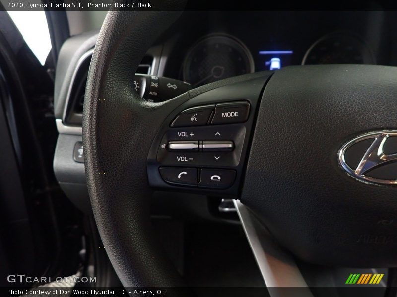 Phantom Black / Black 2020 Hyundai Elantra SEL