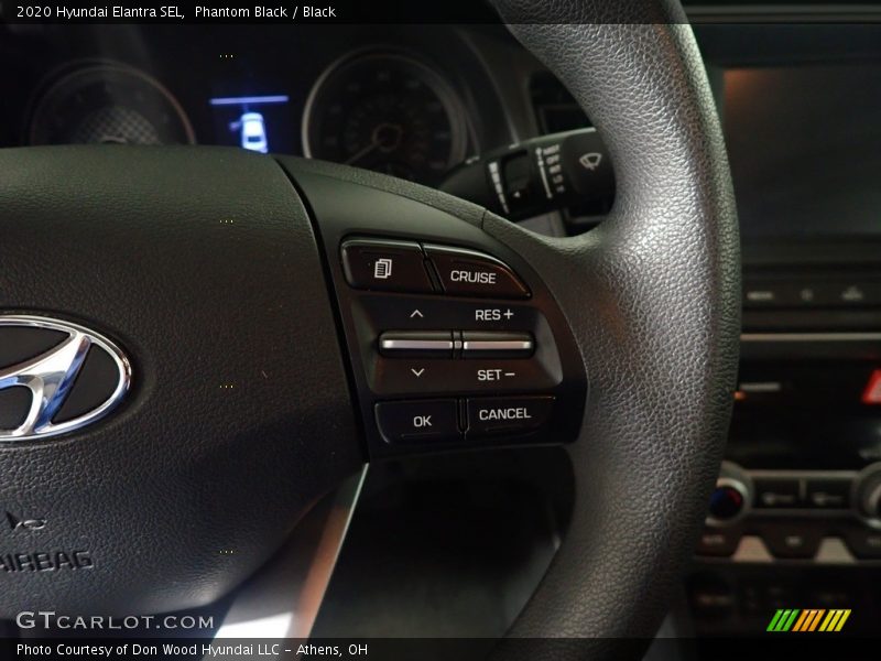 Phantom Black / Black 2020 Hyundai Elantra SEL