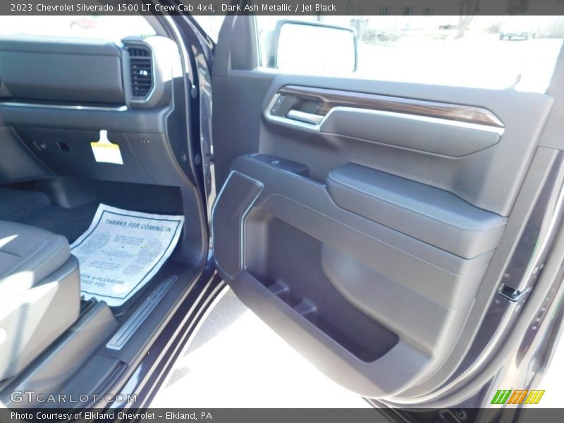 Dark Ash Metallic / Jet Black 2023 Chevrolet Silverado 1500 LT Crew Cab 4x4
