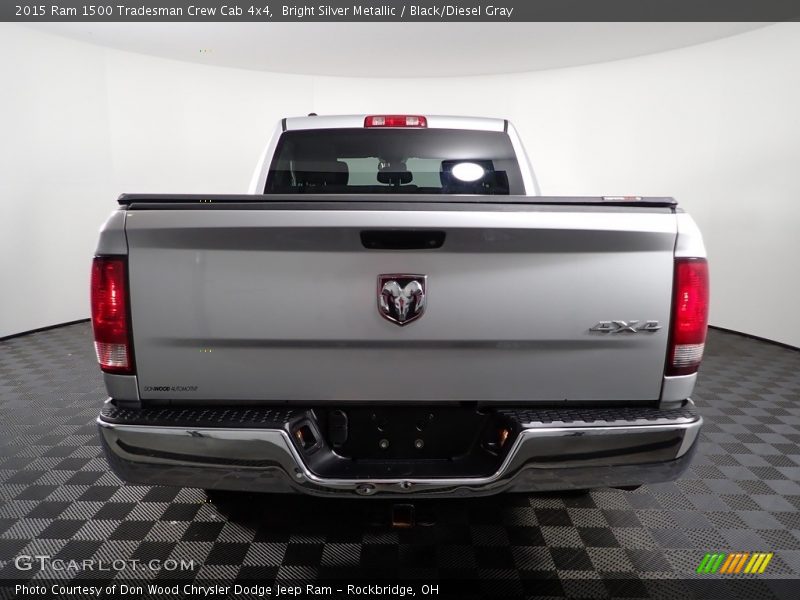 Bright Silver Metallic / Black/Diesel Gray 2015 Ram 1500 Tradesman Crew Cab 4x4