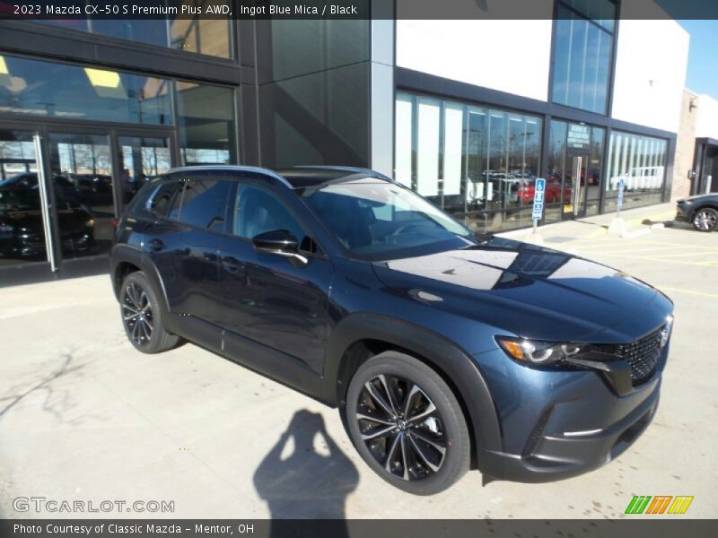 Ingot Blue Mica / Black 2023 Mazda CX-50 S Premium Plus AWD