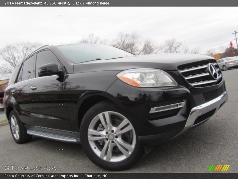 Black / Almond Beige 2014 Mercedes-Benz ML 350 4Matic