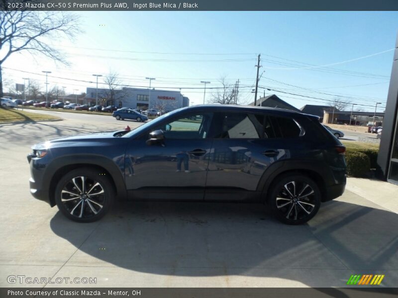 Ingot Blue Mica / Black 2023 Mazda CX-50 S Premium Plus AWD