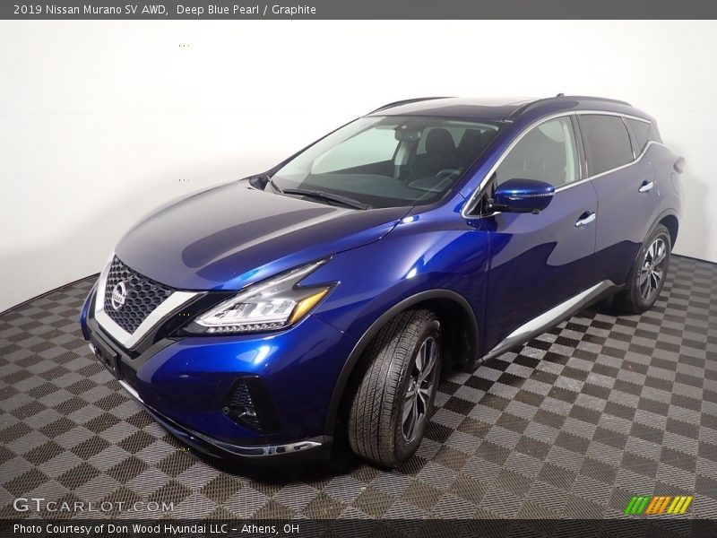 Deep Blue Pearl / Graphite 2019 Nissan Murano SV AWD