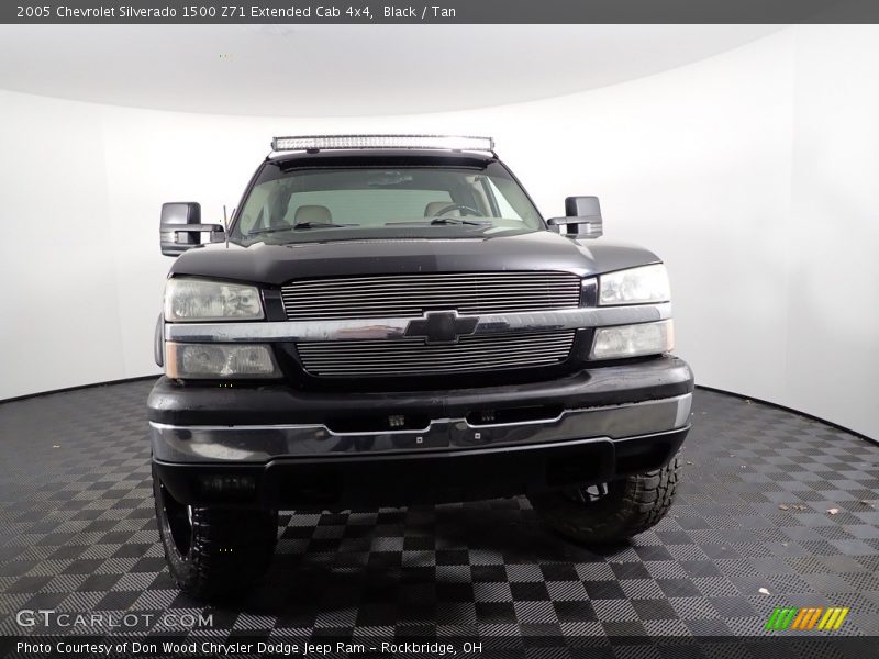 Black / Tan 2005 Chevrolet Silverado 1500 Z71 Extended Cab 4x4